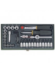 Proxxon 23080 - Trusa 1/4" pentru ingineri 36 piese