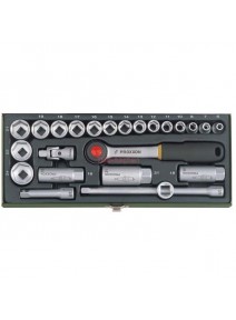 Proxxon 23110 - Trusa chei tubulare de 3/8" 24 de piese