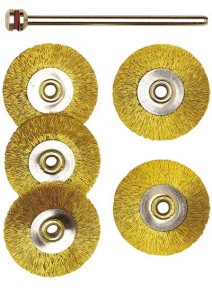 Proxxon 28962 - Perii disc de curatare din bronz Ø22mm