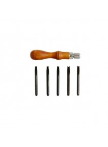 Set tesire rotunjita margini piele 4 in 1, Tandy Leather