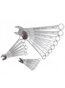 Proxxon 23822 - Set 21 chei fixe combinate Slim - Line